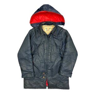 Vintage 1960s Sears Wearmaster Bunker Ramo Borg Lined Jacket 42R Large